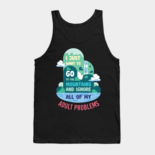 Hiking Wander Gift Tank Top by Shiva121